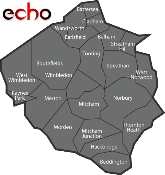Echo areas covered